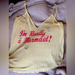 Wildfox I’m Really a Mermaid Tank (size M)